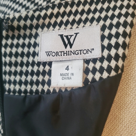 Worthington Houndstooth Pencil Dress - Picture 6 of 6